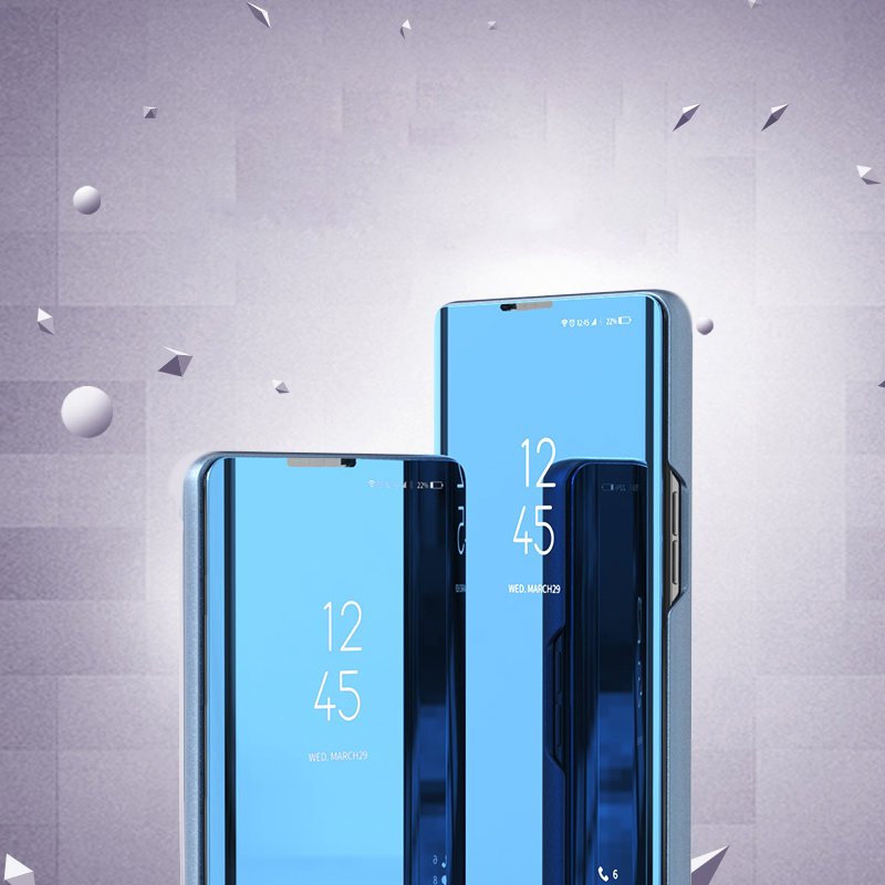 Puzdro Clear View pre Realme 8/8 Pro - Čierna