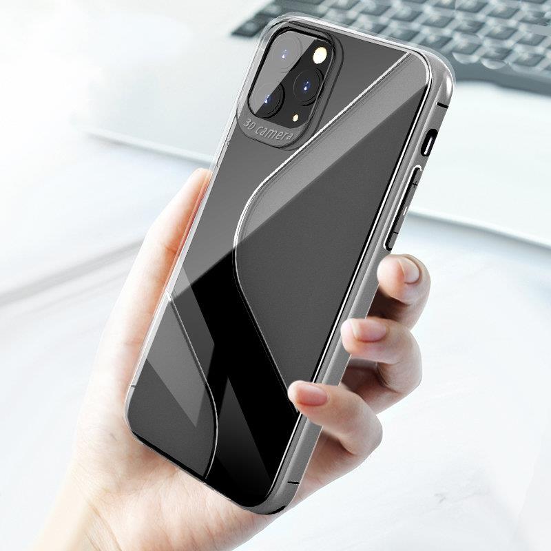Puzdro S-Case TPU pre Huawei P40 Lite E - Modrá