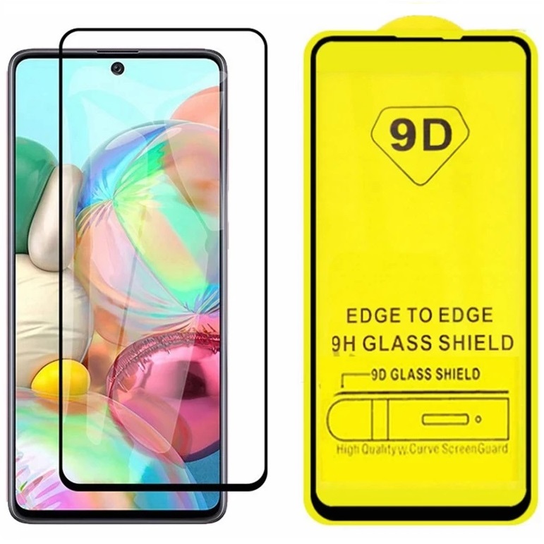 9D ochranné sklo Fénix pre Xiaomi Redmi Note 9 Pro 5G - Čierna