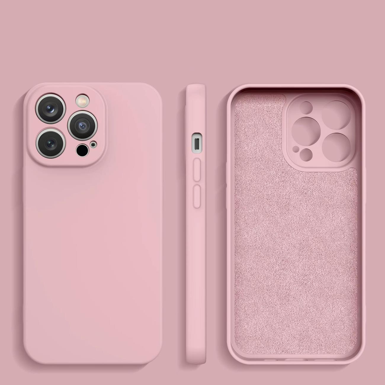 Silikonové puzdro pre Apple iPhone 14 - Ružová