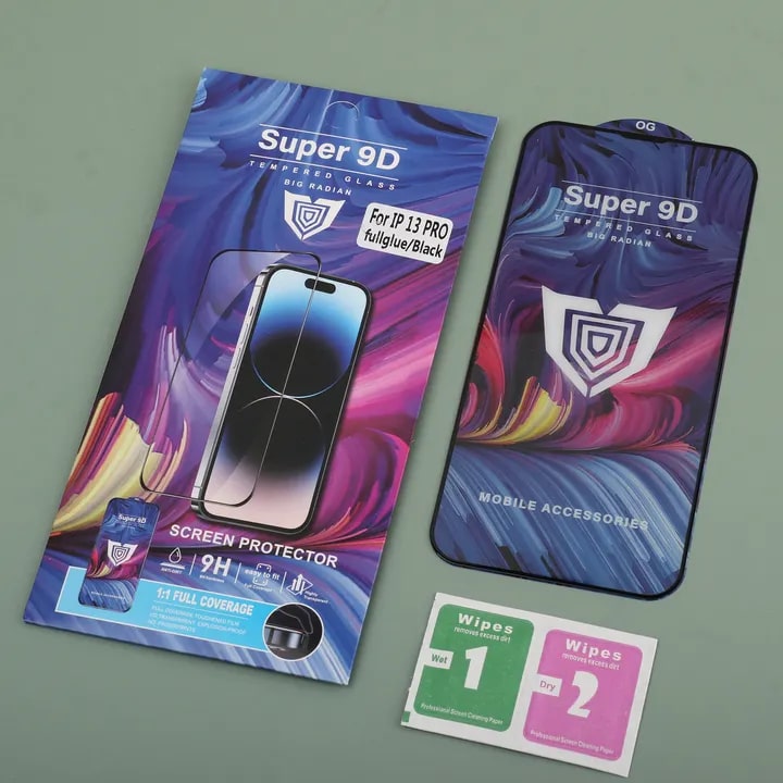 Ochranné sklo 9D Super pre Ulefone Note 16 Pro - Čierna