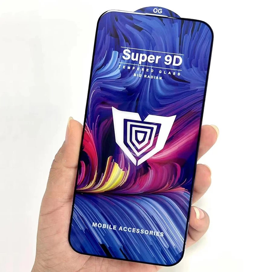 Ochranné sklo 9D Super pre Honor 90 Lite/X50i - Čierna