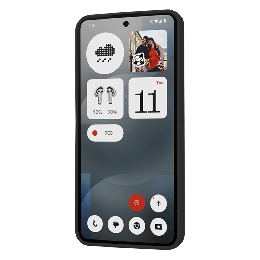 Techsuit - SoftFlex puzdro pre Nothing Phone (3a) - Čierna