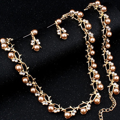 Set PE-3057 - Strieborná/Biela