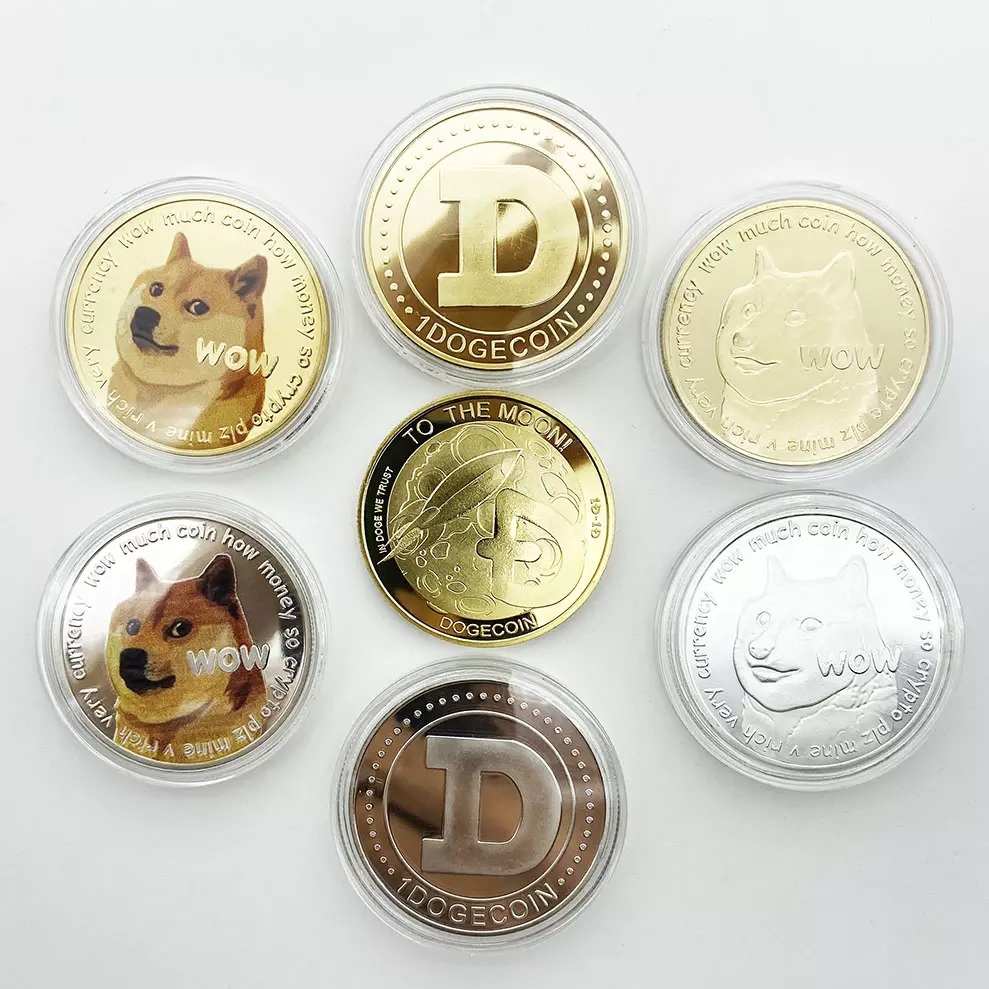 Minca Dogecoin - Zlatá/Typ2