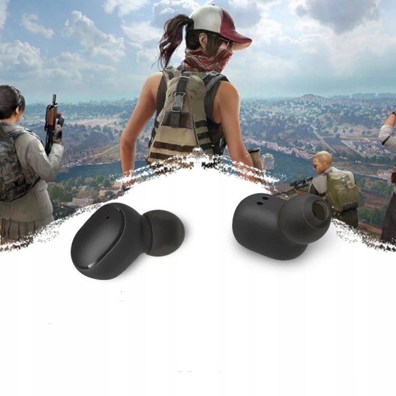 Bezdrôtové bluetooth slúchadlá E6S - Čierna
