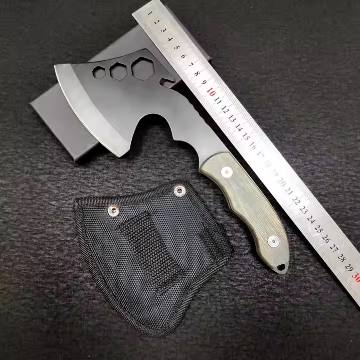 Outdoorová sekera ES-35056 - Hnedá/Čierna