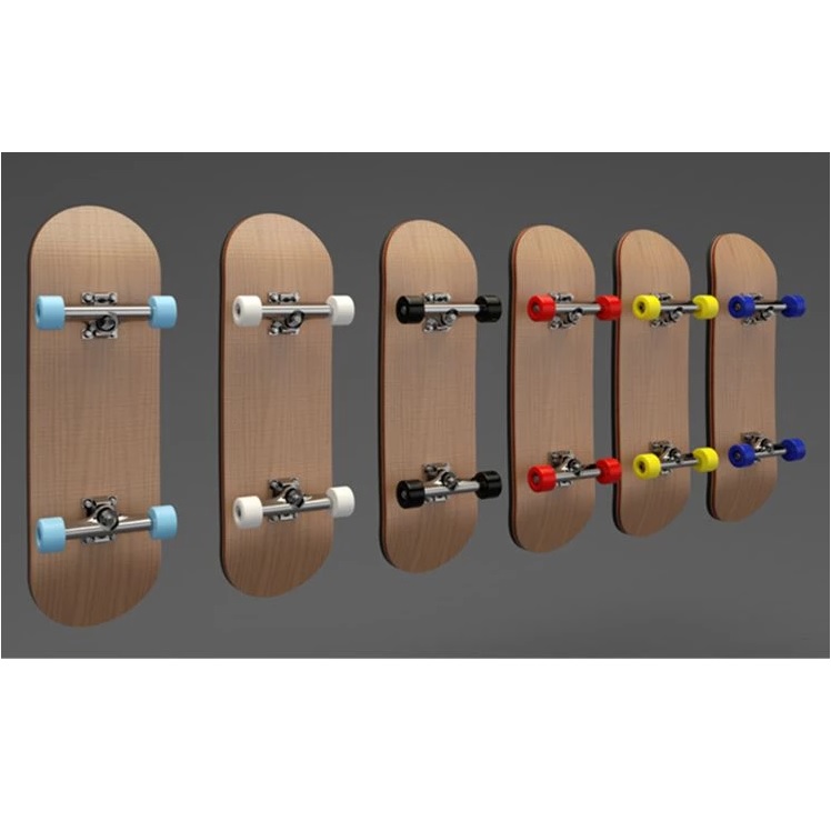 Finger Skateboard-Čierna