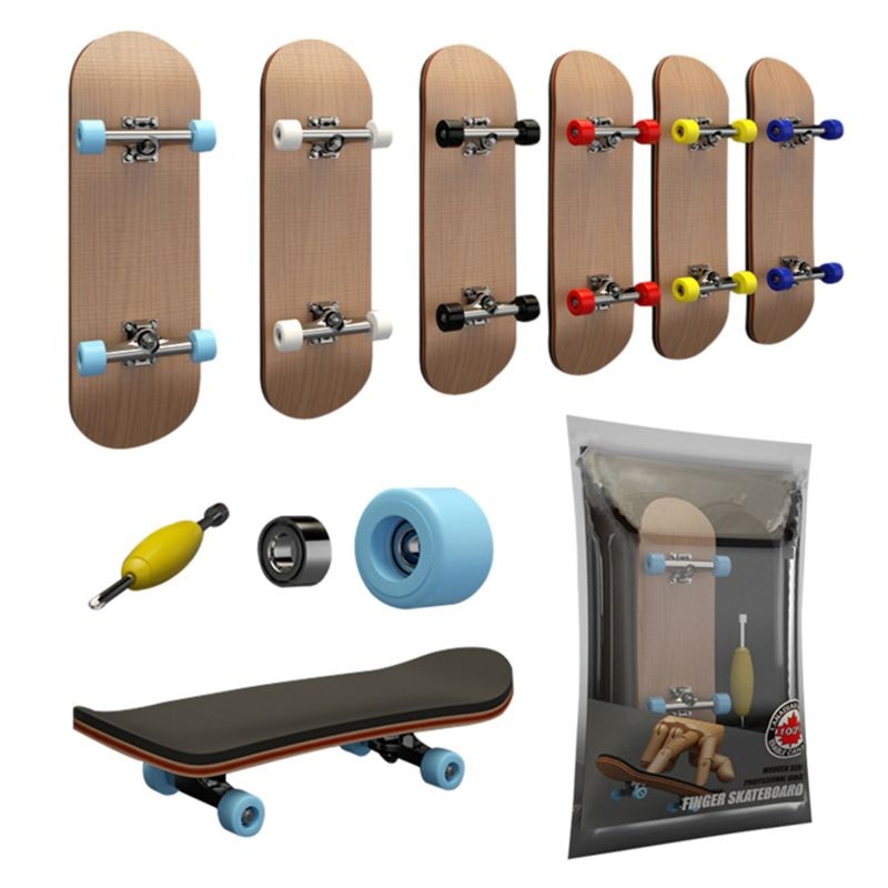 Finger Skateboard-Čierna