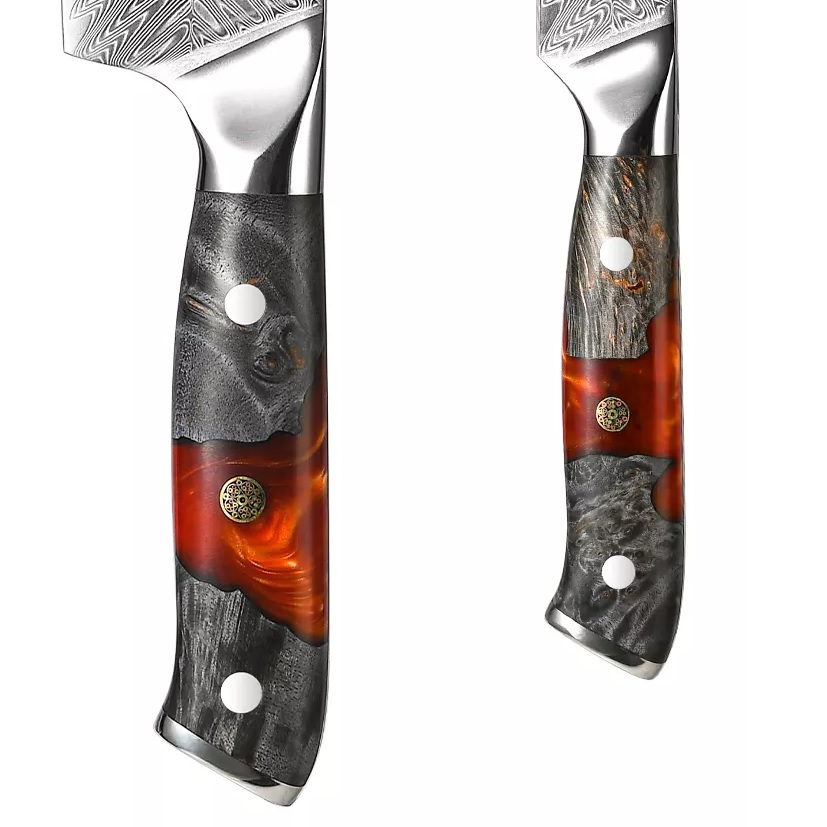 Damaškový kuchynský nôž OK-19993 - Cleaver/30cm