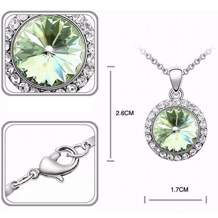 Set šperkov BL-1875 - Zelená