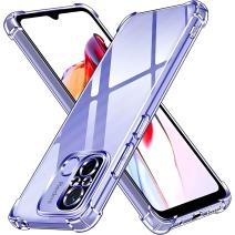 Silikónové puzdro so zosilnenými hranami pre Xiaomi Redmi 12C/Redmi 11A - Transparentná