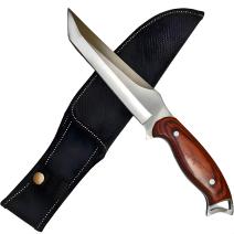 Outdoorový nôž TB-39066 - Strieborná/Hnedá